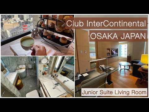 InterContinental Osaka Review Club Lounge Junior Suite Living Room 2023
