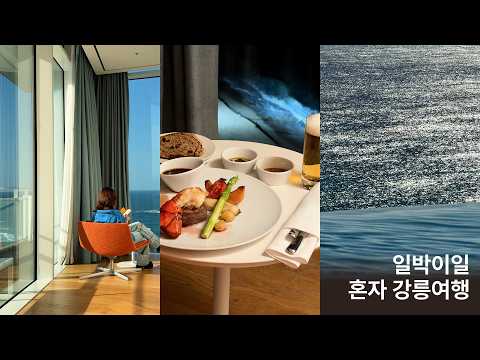 강릉 씨마크 호텔에서 혼자 보낸 여백의 시간 vlogㅣ완벽했던 1박 2일 호캉스